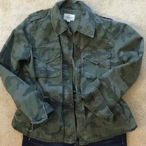 American Eagle Camo Bomber Jacket